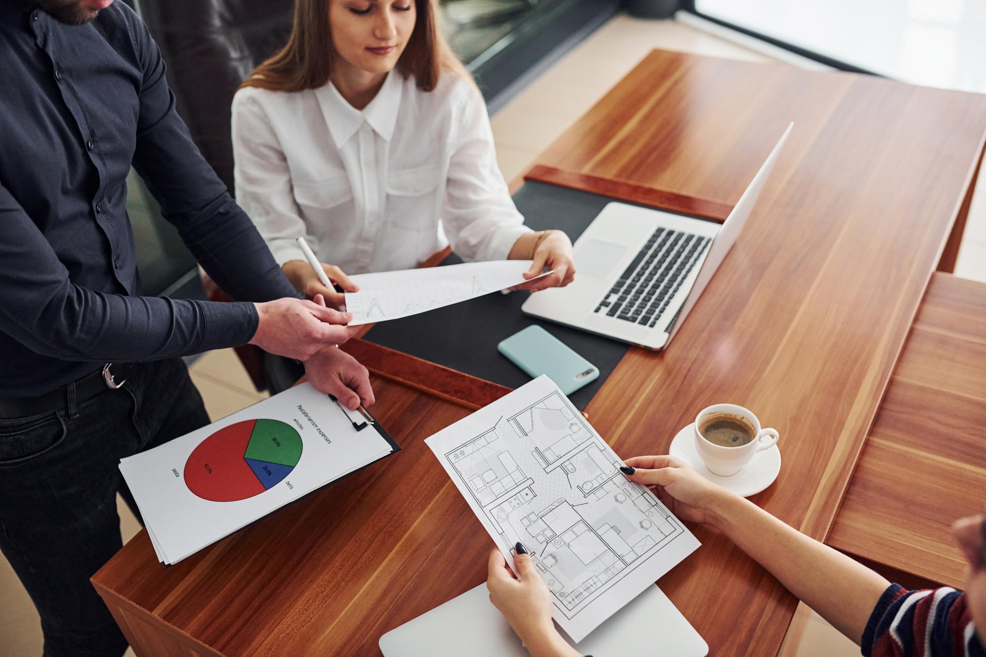 consultation meeting in modern office